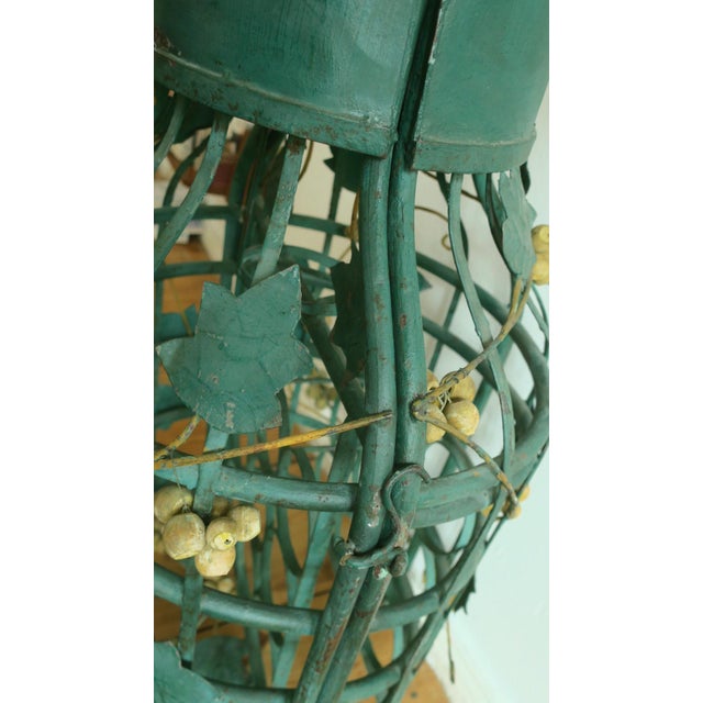 Mid-Century Modern Boho Florentine Vine-Leaf Domed Wine Rack, 1960s For Sale - Image 16 of 18