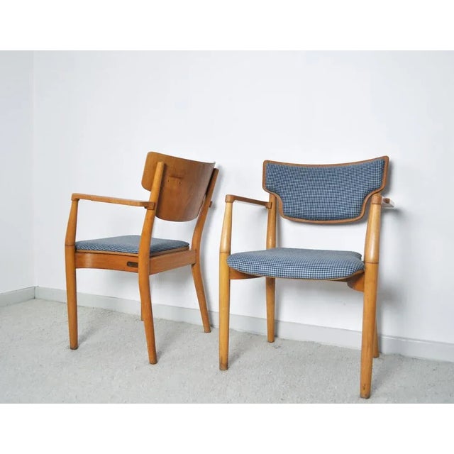 Set of Portex Armchairs by Peter Hvidt & Orla Mølgaard-Nielsen for Fritz Hansen For Sale - Image 6 of 11