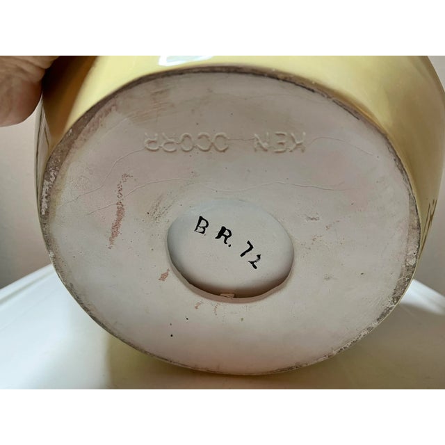 1970s Mid Century Ceramic Collection of Vegetables in Bowl, Signed For Sale - Image 10 of 10