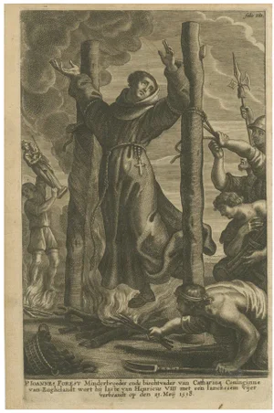 The Martyrdom of Father John Forest, 1538, Paper