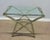 Mid 20th Century Mid Century Modern X-Base Side Table with Glass Top For Sale In Cleveland - Image 6 of 6
