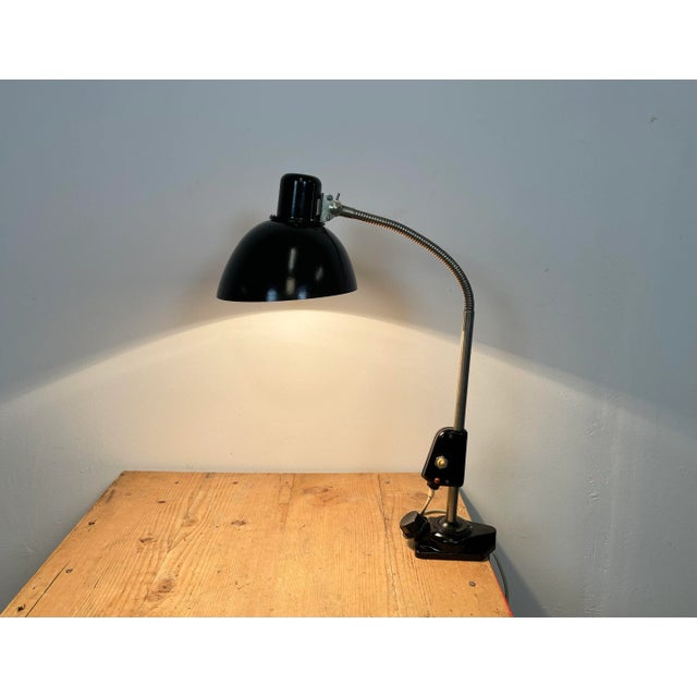 Industrial German Workshop Table Lamp from Reif Dresden, 1950s For Sale - Image 17 of 18
