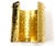 1990s Chanel Vintage Rare Gold Plated CCs Thick Cuff Bracelet For Sale - Image 5 of 6