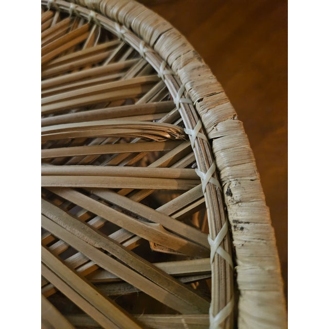 Boho Chic Vintage Boho Chic Plant Stand/Accent Table For Sale - Image 3 of 9