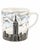 Mid 20th Century Vintage Johnson Brothers Empire State Building Nyc Demitasse Cup & Saucer For Sale - Image 5 of 8