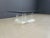 Vintage Acrylic Column Coffee Table, 1970s, in Good conditions. Designed 1970 to 1979