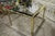Metal Vintage Design Institute of America DIA Brass Dining Table Game Table For Sale - Image 7 of 11