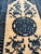 Hand-Knotted Chinese Art Deco Wool Rug, circa 1920s-1930s - 1'11" x 3'5" (23 in x 41 in). Ivory field with blue floral...