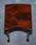 Vintage Kidney Shape Flamed Mahogany Nest of Three Tables with Queen Anne Legs, Set of 3 For Sale - Image 10 of 15