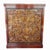Wood Asian Chinese Hand Carved Dry Bar Folding Flip Top 20th Century For Sale - Image 7 of 16