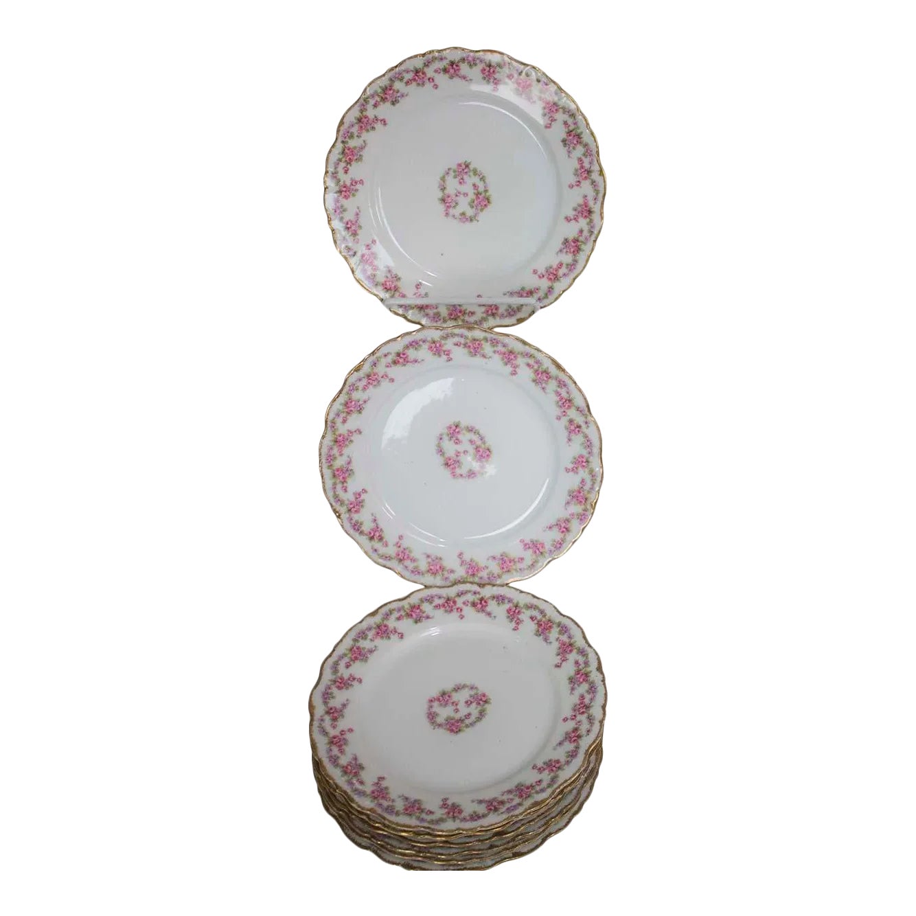 （V！）Limoges 皿2枚　フランス製 V！）Limoges 皿2枚 フランス製