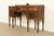 French Berkey & Gay Style French Regency Louis XVI Hand Painted Walnut and Burl Wood Sideboard Credenza, Circa 1940s For Sale - Image 3 of 15