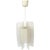 Mid-Century Modern Space Age Era White and Transparent Pendant Lamp For Sale - Image 13 of 13