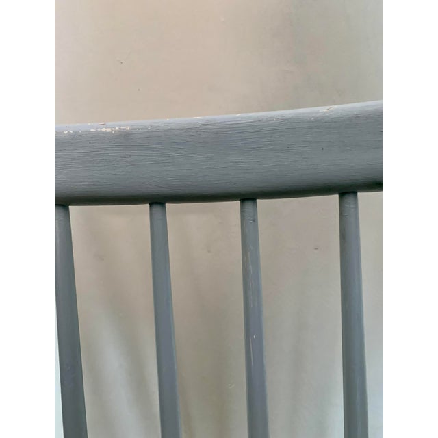 1970s. Rocking Chair Mid- Century Danish Rocking Chair in the Manner of Niels Eilersen For Sale - Image 4 of 12