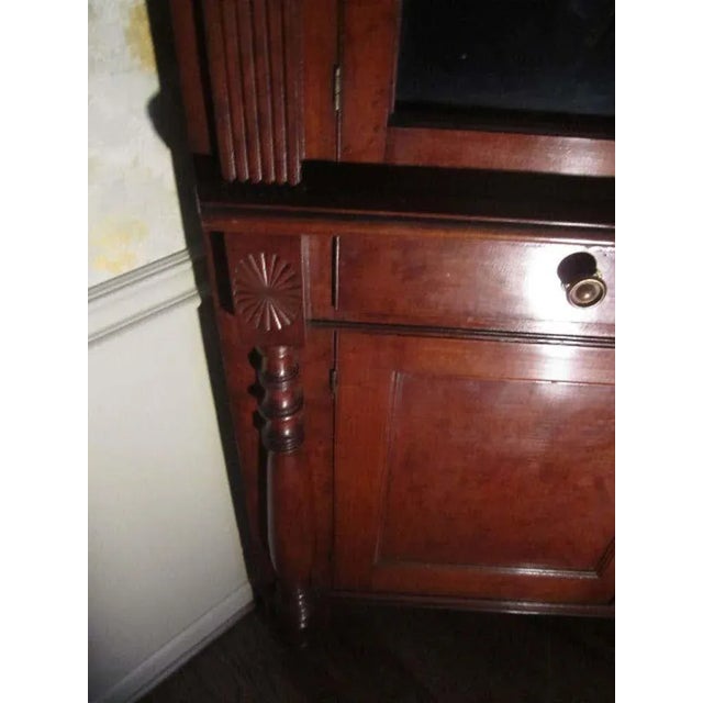 Early 19th Century Cherry Corner Cupboard For Sale - Image 4 of 13