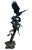 1980s 1980s Monumental Verdigris Bronze Parrots Sculpture on Tree Trunk Base For Sale - Image 5 of 12