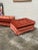 Hollywood Regency Velvet Tufted Ottomans - a Pair For Sale - Image 3 of 13