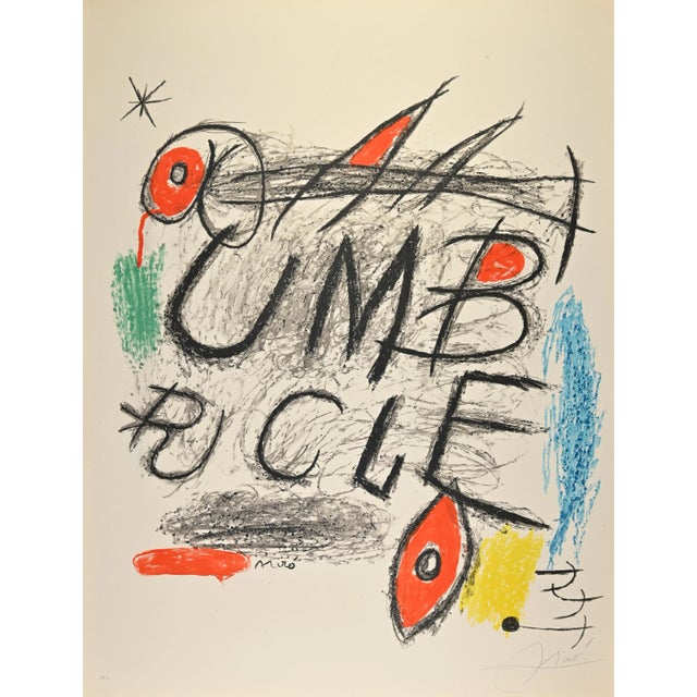 Joan Miró, Umbracle, Lithograph, 1973 For Sale - Image 4 of 4