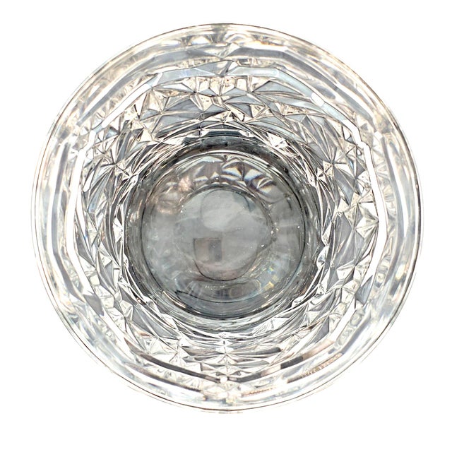 1980s–1990s Tiffany & Co. Rock Cut Crystal Champagne Bucket For Sale - Image 9 of 10