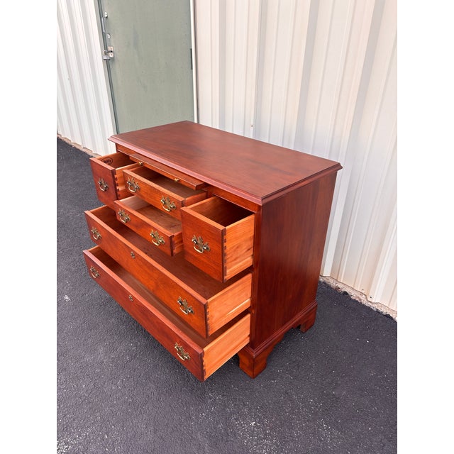 Brown Stickley Georgian Style Mahogany 6-Drawer Chest of Drawers For Sale - Image 8 of 12