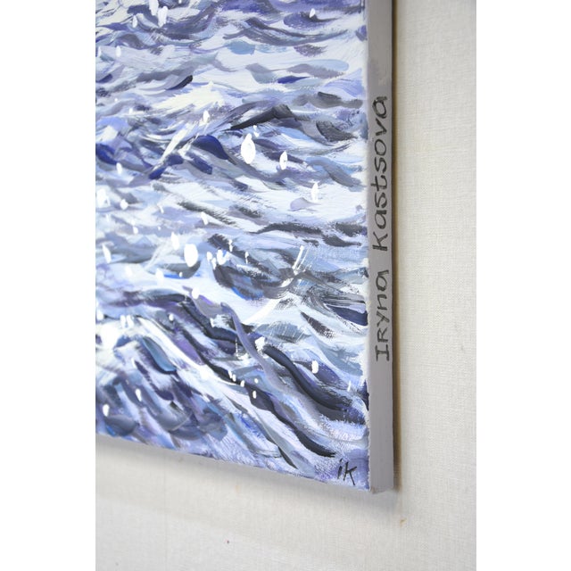 Realism Ocean. Light on the Water 2.Modern Original Hand Painting. For Sale - Image 3 of 12