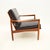 Mid-Century Modern Vintage Danish Teak and Leather Lounge Chair by Christian Jensen for Haslev, 1960 For Sale - Image 3 of 12