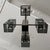Late 20th Century Brutalist Smoked Plexiglass "Ice Cube" Chrome Chandelier For Sale In New York - Image 6 of 6
