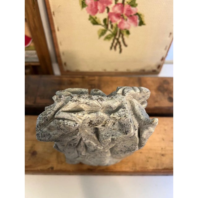 Stone 1970s Hand Carved Primitive Abstract Sculpture For Sale - Image 7 of 7