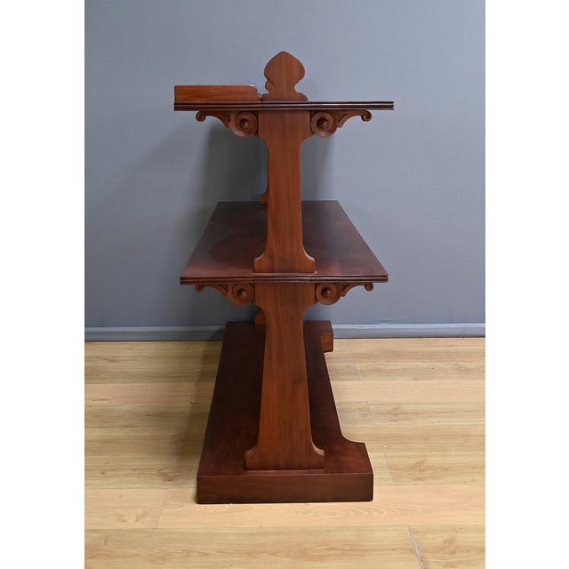 Victorian Mahogany Serving Trolley For Sale - Image 11 of 18