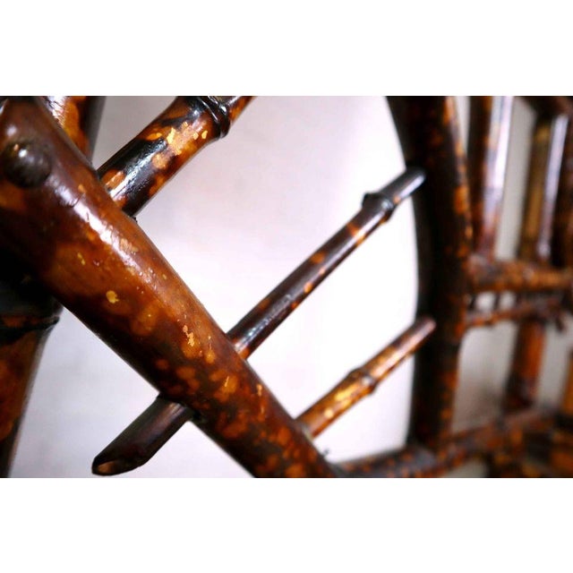 Antique Bamboo Hall Stand For Sale - Image 6 of 10