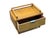 Wood Simple Minimalistic Sleek Light Brown Drawer End Table Nightstand For Sale - Image 7 of 11