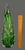 Hand Blown Italy Art Glass Green Christmas Tree 16.5'' High For Sale - Image 6 of 10