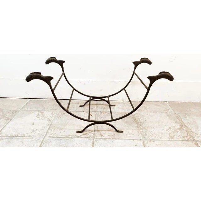 Black Italian Black-Brown Wood Holder For Sale - Image 8 of 8