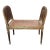 Antique French Caned & Gilded Vanity Bench For Sale
