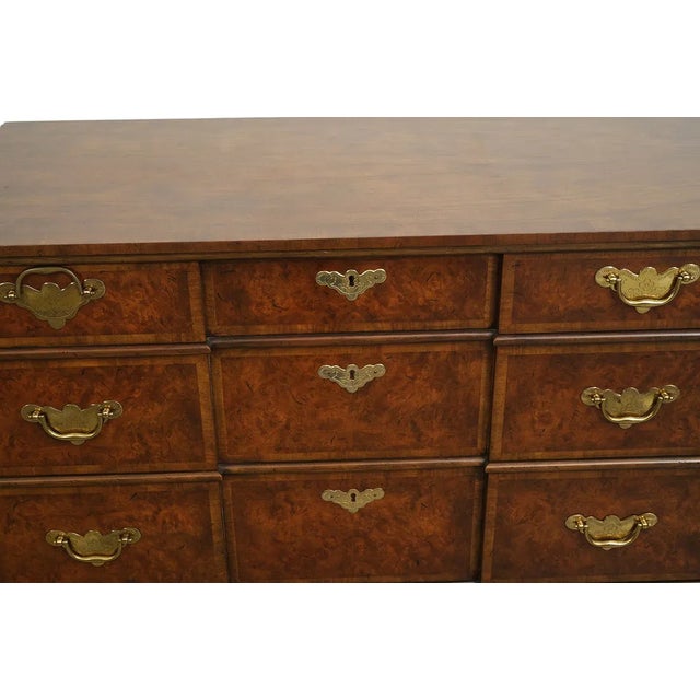 1980s 1980s Walnut Chest of Drawers Made by Baker Furniture Company For Sale - Image 5 of 5