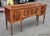 Traditional Antique 1930s Banded Mahogany Sheraton Style Dining Room Sideboard For Sale - Image 3 of 15