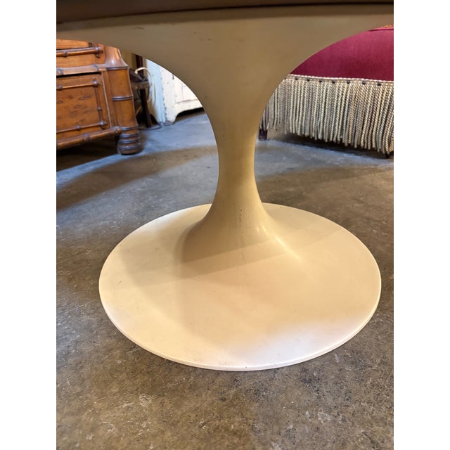 1960s Mid Century Burke Tulip Base Coffee Table For Sale - Image 5 of 8