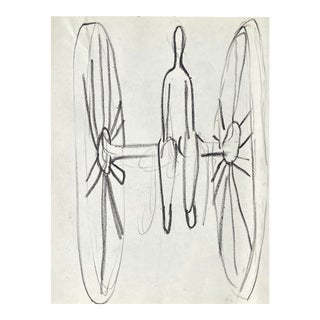 1950s Paul McCarron Mid-Century Modern Drawing For Sale