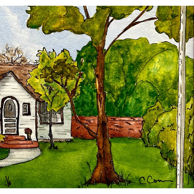 Giclee Fine Art Print of the Watercolor Painting “Lincoln and Addison” For Sale - Image 6 of 6