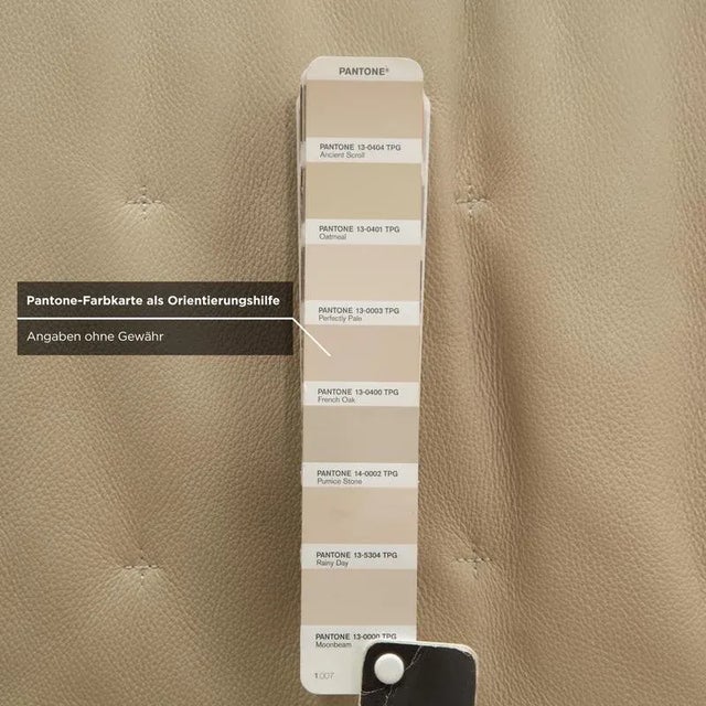 Satelite 3-Seater Sofa in Cream Leather from Roche Bobois For Sale - Image 12 of 18