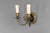 1930s Vintage Decorative Wall Lights in Brass, 1930s, Set of 2 For Sale - Image 5 of 9