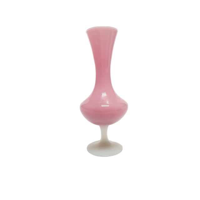 Glass Vase attributed to Stelvia for Empoli, Italy, 1950s, in Very Good conditions. Designed 1950 to 1959 This piece is...