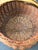 Large Antique Hand Woven Willow Gathering Basket Branch Handle For Sale - Image 9 of 17