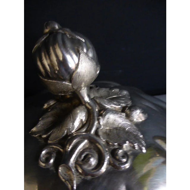 Antique Silver Metal Bells, Set of 5 For Sale - Image 12 of 13