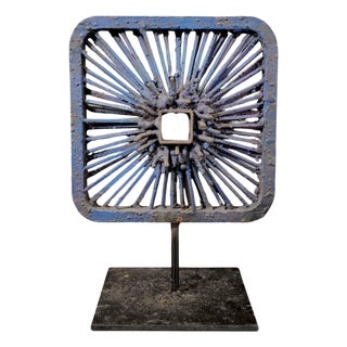 James Bearden Torch Cut Steel Brutalist Sculpture For Sale