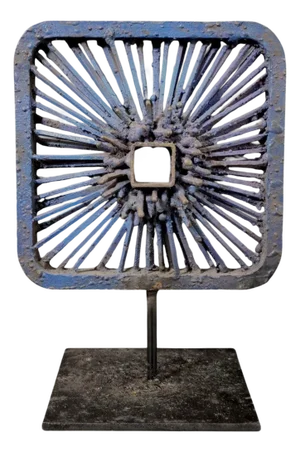 James Bearden Torch Cut Steel Brutalist Sculpture