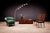 This sculptural floor lamp reflects a late mid-century modern exploration of movement, balance, and articulated light....