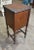 Wood Antique 1920s Copper-Lined Smoking Cabinet Side Table W/ Turned Legs For Sale - Image 7 of 8