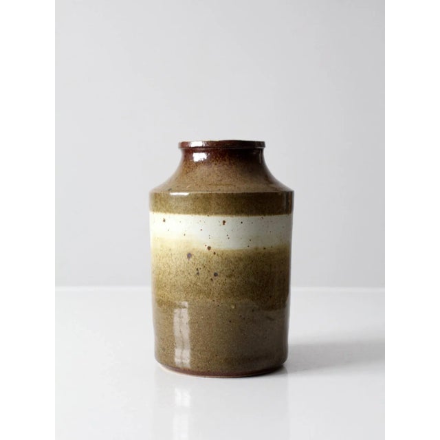 Vintage Studio Pottery Vase For Sale - Image 10 of 10