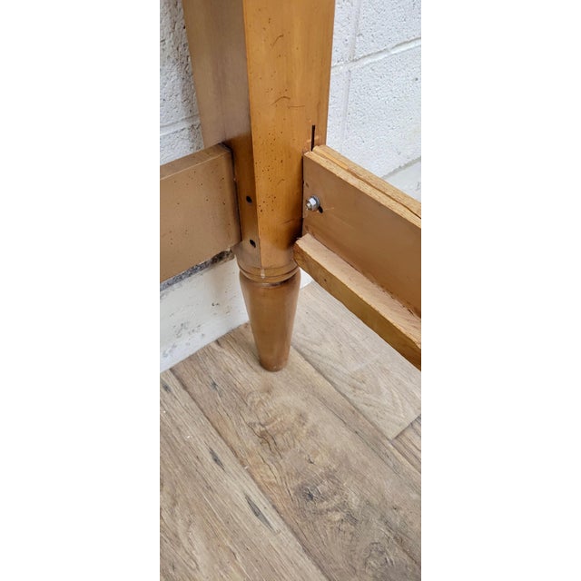 Vintage Full Size Traditional Style Low Poster Bed For Sale - Image 9 of 12